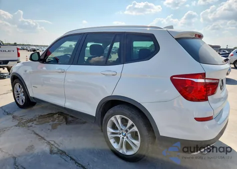 2017 BMW X3 xDrive35I z USA, uszkodzony, nr VIN 5UXWX7C59H0U41240